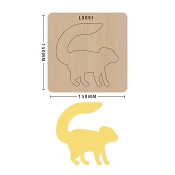 Wooden die Scrapbooking squirrel cutting dies cut wooden dies Suitable for common die cutting machines on the market
Wooden die Scrapbooking squirrel cutting dies cut wooden dies Suitable for common die cutting machines on the market