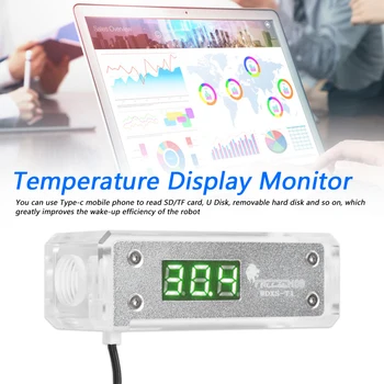 Digital Temperature Controller RGB Acrylic Water Cooler Temperature Display Monitor for Liquid Cooling System 
Digital Temperature Controller RGB Acrylic Water Cooler Temperature Display Monitor for Liquid Cooling System