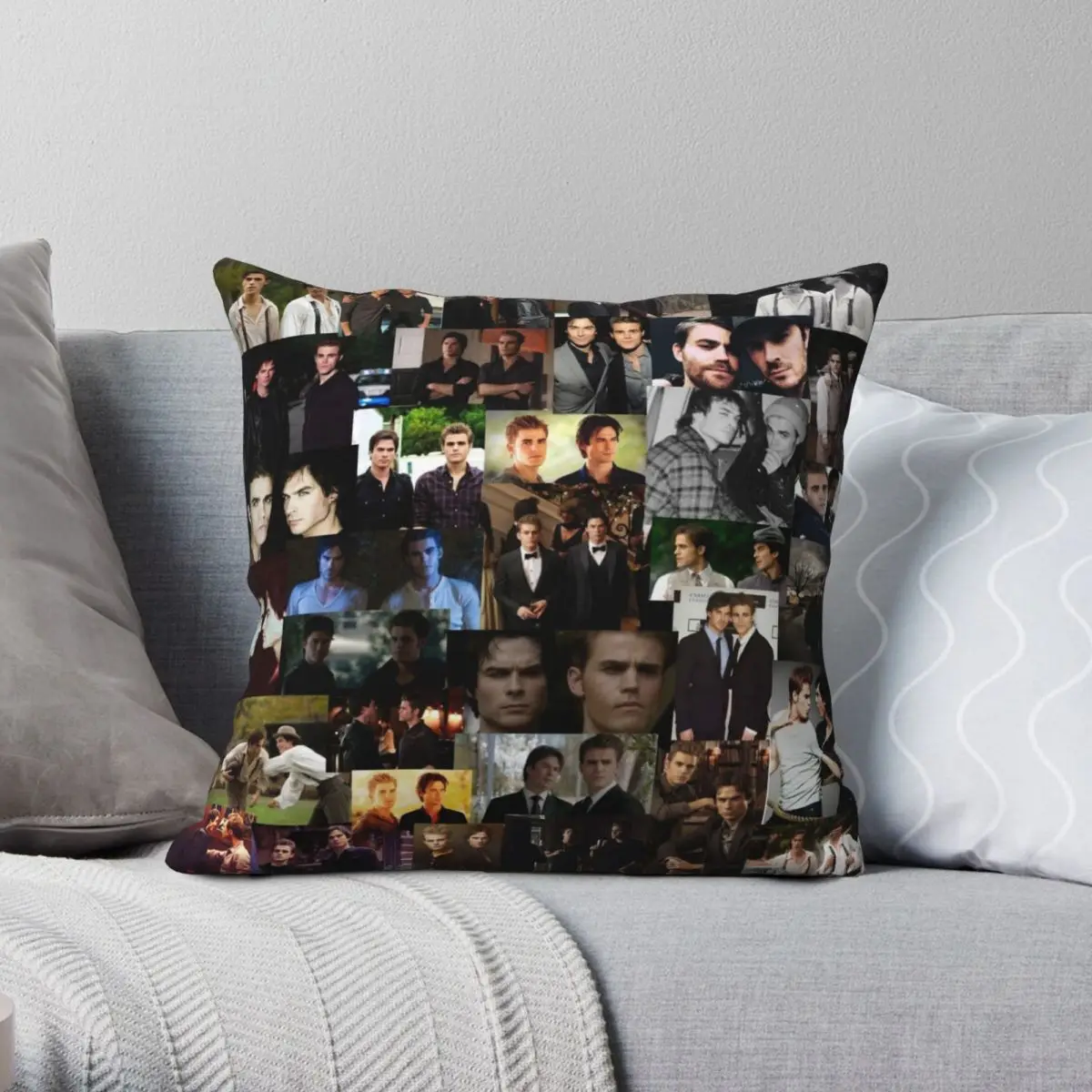 Ian And Paul Salvatore Bros Square Pillowcase Polyester Linen Velvet Creative Zip Decor Room Cushion Cover
Ian And Paul Salvatore Bros Square Pillowcase Polyester Linen Velvet Creative Zip Decor Room Cushion Cover