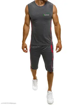 Men's Spring Summer Sports Vest+shorts Suit 2Pc Tracksuit Casual Slim Sleeveless Vest & shorts riding Suit
Men's Spring Summer Sports Vest+shorts Suit 2Pc Tracksuit Casual Slim Sleeveless Vest & shorts riding Suit