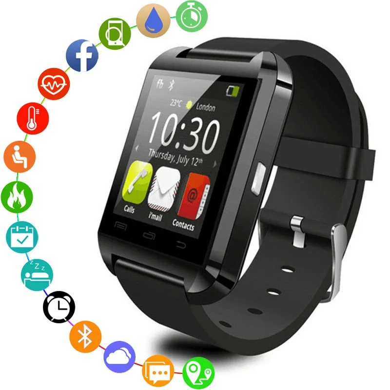 New U8 Smartwatch Heart Rate Bluetooth Men's Electronic Wrist Bluetooth Wearable Waterproof Digital Clock Time For Android IOS
New U8 Smartwatch Heart Rate Bluetooth Men's Electronic Wrist Bluetooth Wearable Waterproof Digital Clock Time For Android IOS