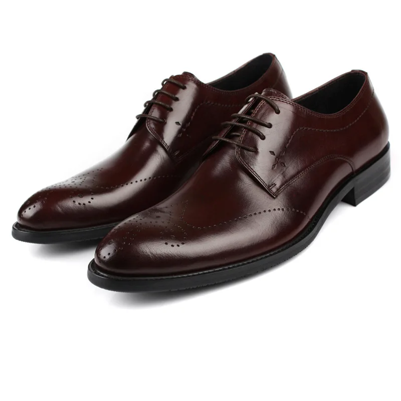 Men's Leather Shoes Pointed Toe Cowhide Formal Wear Work Wear Fashionable Wedding Shoes Leather Shoes
Men's Leather Shoes Pointed Toe Cowhide Formal Wear Work Wear Fashionable Wedding Shoes Leather Shoes