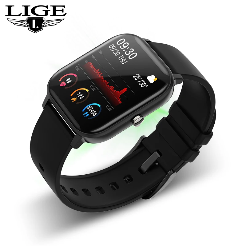 LIGE Smart Watch Men Sports Fitness Tracker IPX7 Waterproof Full Touch Screen For Android iOS smartwatch Women Reloj inteligente
LIGE Smart Watch Men Sports Fitness Tracker IPX7 Waterproof Full Touch Screen For Android iOS smartwatch Women Reloj inteligente