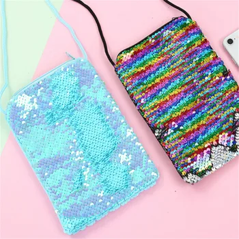 Children's Mermaid Sequins Coin Purses Creative One-Shoulder Crossbody Wallet Girls Lanyard Sequin Small Square Bags Handbags 
Children's Mermaid Sequins Coin Purses Creative One-Shoulder Crossbody Wallet Girls Lanyard Sequin Small Square Bags Handbags