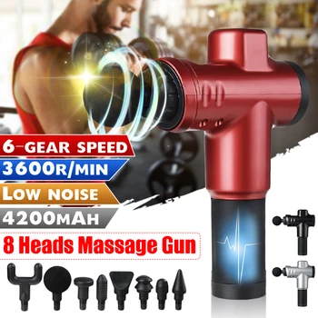 Fitness Therapy Massage Gun With 8 Heads 6 Gears Muscle Massager Sport Massage Machine Body Relaxation Slimming Pain Relief
Fitness Therapy Massage Gun With 8 Heads 6 Gears Muscle Massager Sport Massage Machine Body Relaxation Slimming Pain Relief