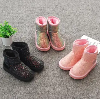 New Winter Kids Shoes Baby Girls Toddler Snow Boots Plush Warm Suede Leather Fashion Princess Children Fashion Ankle Boots
New Winter Kids Shoes Baby Girls Toddler Snow Boots Plush Warm Suede Leather Fashion Princess Children Fashion Ankle Boots
