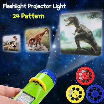 24 Patterns Projection Flashlight Children Projector Light Cute Cartoon Toy Night Photo Picture Light Bedtime Learning Fun Toys
24 Patterns Projection Flashlight Children Projector Light Cute Cartoon Toy Night Photo Picture Light Bedtime Learning Fun Toys