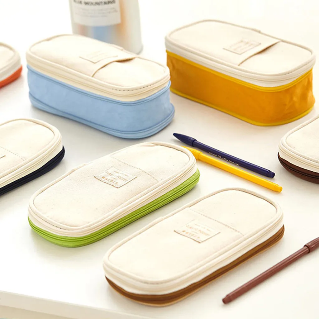 Canvas Large Capacity Pencil Case Multifunctional Zipper School Portable Simple Suitable for high school student and elementary
Canvas Large Capacity Pencil Case Multifunctional Zipper School Portable Simple Suitable for high school student and elementary