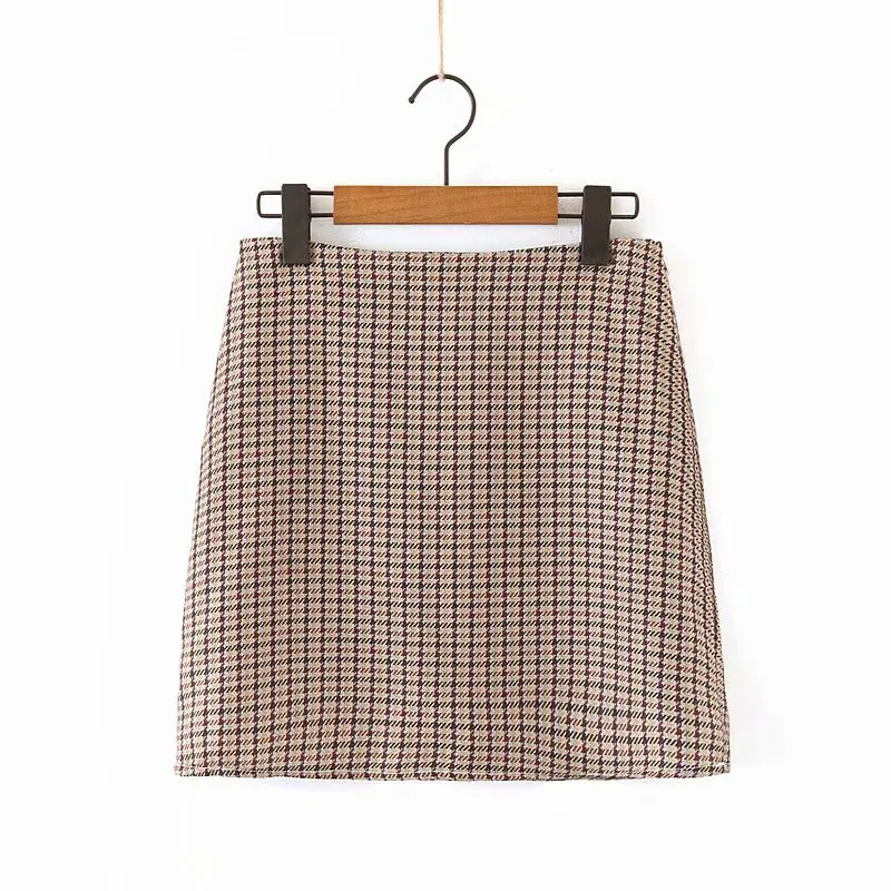 Europe And America 2019 Summer WOMEN'S Dress New Style High-waisted Plaid Short Skirt Versatile Skirt Elegant Skirt
Europe And America 2019 Summer WOMEN'S Dress New Style High-waisted Plaid Short Skirt Versatile Skirt Elegant Skirt