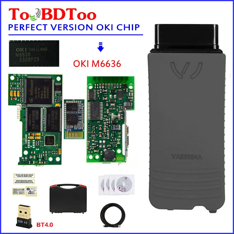 VAS5054 OKI Green PCB V5.1.3 Support Multi-Language Bluetooth 4.0 VAS 5054 OKI Car Scanning Tool VAS5054A Car Reader
VAS5054 OKI Green PCB V5.1.3 Support Multi-Language Bluetooth 4.0 VAS 5054 OKI Car Scanning Tool VAS5054A Car Reader