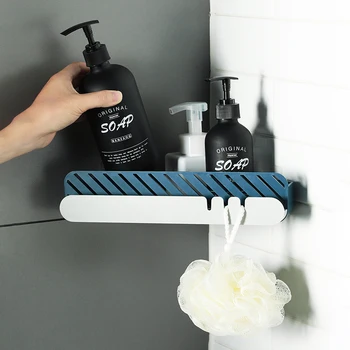 Bathroom Storage Shelf & Rack Waterproof Floating Shelf Home Decoration Kitchen Accessories Free Punching Wall Hanging
Bathroom Storage Shelf & Rack Waterproof Floating Shelf Home Decoration Kitchen Accessories Free Punching Wall Hanging