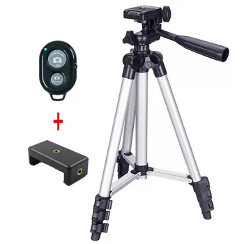 Tripod for mobile phone Bluetooth self-timer tripod with a word clip vibrating live bracket Black 3120 Tripod
Tripod for mobile phone Bluetooth self-timer tripod with a word clip vibrating live bracket Black 3120 Tripod