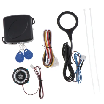 12V Vehicle Car Alarm One Start Stop Push Button Ignition Switch Keyless 
12V Vehicle Car Alarm One Start Stop Push Button Ignition Switch Keyless