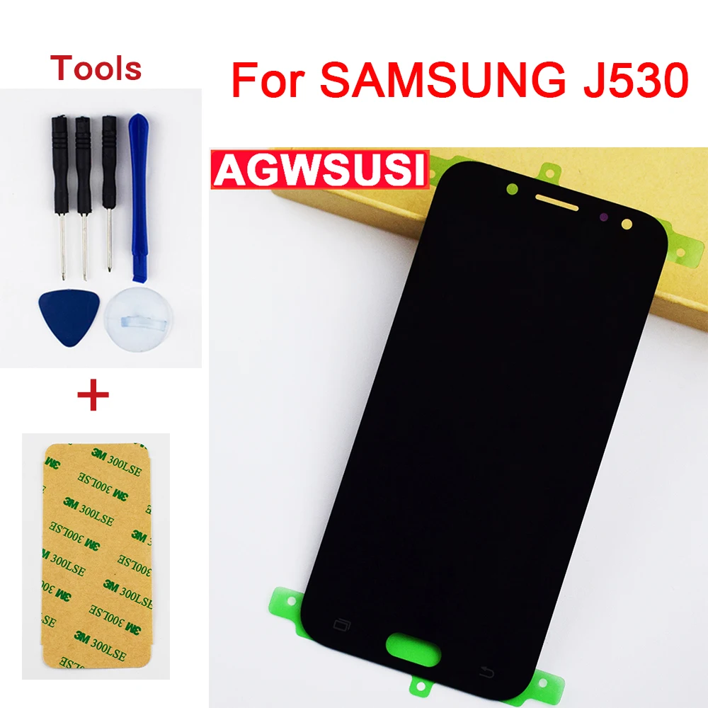 Настройка для SAMSUNG Galaxy J5 2017 Pro J530 J530F SM-J530F Полный ЖК-дисплей панель + кодирующий