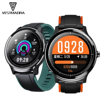 VESTMADRA VM80 Full Touch Round Screen Smart Watch Waterproof Dynamic UI Long Standby Heart Rate Monitor Sport Smartwatch Men
VESTMADRA VM80 Full Touch Round Screen Smart Watch Waterproof Dynamic UI Long Standby Heart Rate Monitor Sport Smartwatch Men