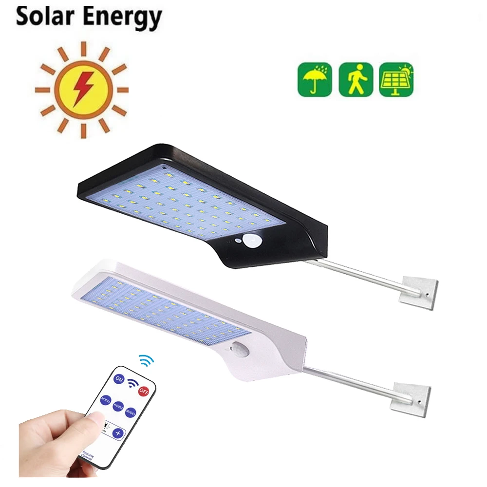 48/36LEDs PIR motion sensor Solar Street light 3 modes Outdoor wall spot lamp Waterproof Energy Saving Yard Path garage Garden
48/36LEDs PIR motion sensor Solar Street light 3 modes Outdoor wall spot lamp Waterproof Energy Saving Yard Path garage Garden