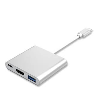 USB C HUB to HDMI Adapter For Macbook Pro/Air Thunderbolt 3 USB Type C Hub to HDMI 4K USB 3.0 Port USB-C Power Delivery / 50pcs
USB C HUB to HDMI Adapter For Macbook Pro/Air Thunderbolt 3 USB Type C Hub to HDMI 4K USB 3.0 Port USB-C Power Delivery / 50pcs