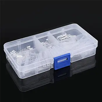 120pcs 2.8 4.8 6.3 Insert Plug Spring Sheathed Wire Terminal Connector Cold Pressed Terminal 0.5-2.5mm2 Connector Accessory
120pcs 2.8 4.8 6.3 Insert Plug Spring Sheathed Wire Terminal Connector Cold Pressed Terminal 0.5-2.5mm2 Connector Accessory