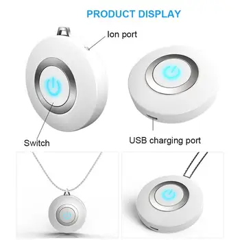 Air Purifier PM2.5 Ion Generator Small Necklace Air Purifier Wearable Air Purifier Anti-Haze Home USB Bacteria Oxygen Bar
Air Purifier PM2.5 Ion Generator Small Necklace Air Purifier Wearable Air Purifier Anti-Haze Home USB Bacteria Oxygen Bar