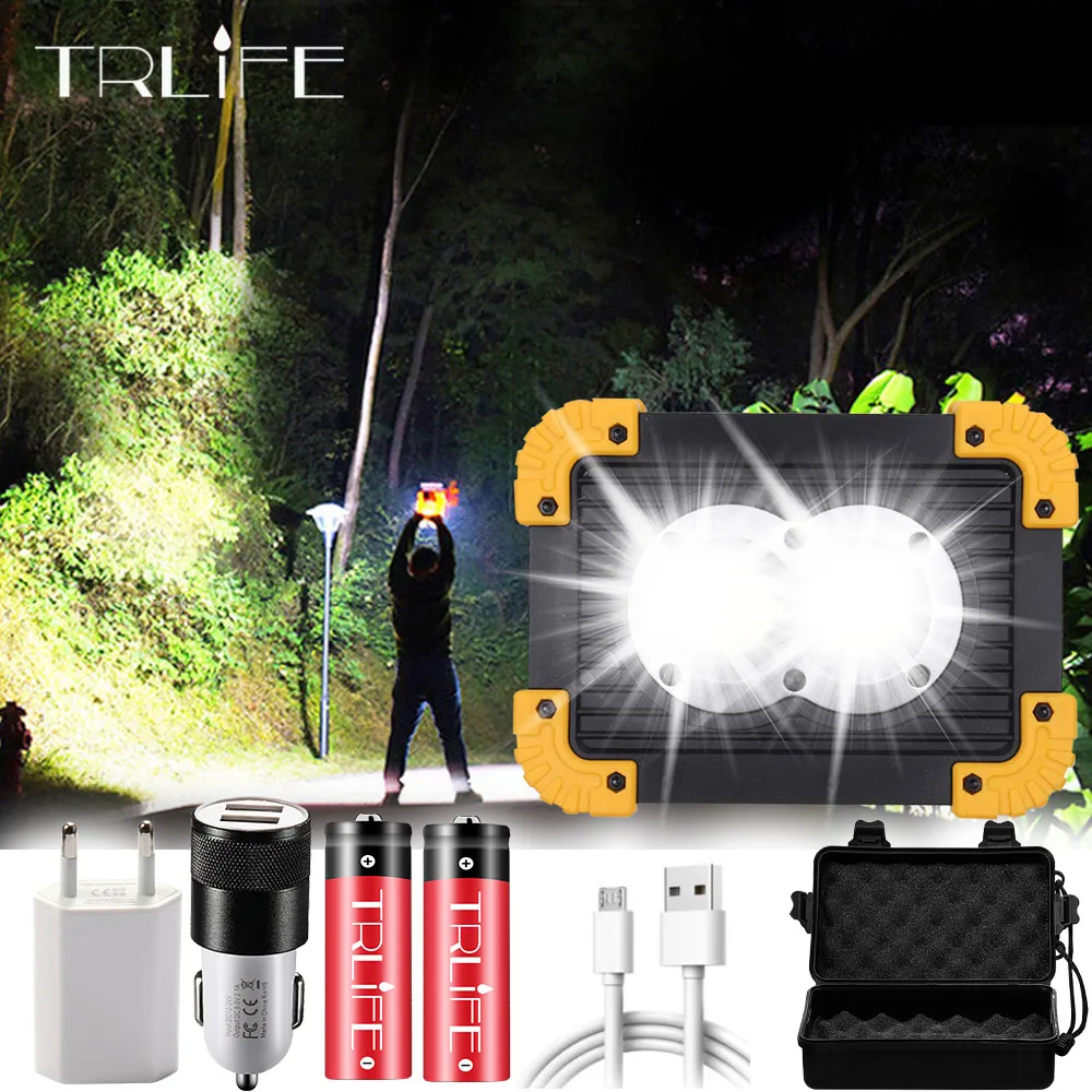 Portable LED Flashlight COB Work Light Floodlight Searchlight Waterproof USB Rechargeable Power Bank For outdoor Camping
Portable LED Flashlight COB Work Light Floodlight Searchlight Waterproof USB Rechargeable Power Bank For outdoor Camping