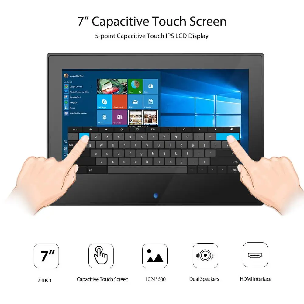 Elecrow Raspberry Pi Portable Monitor 7 inch 1024x600 Capacitive Touch Screen 7'' IPS LCD Display HDMI with Stand Holder Bracket
Elecrow Raspberry Pi Portable Monitor 7 inch 1024x600 Capacitive Touch Screen 7'' IPS LCD Display HDMI with Stand Holder Bracket