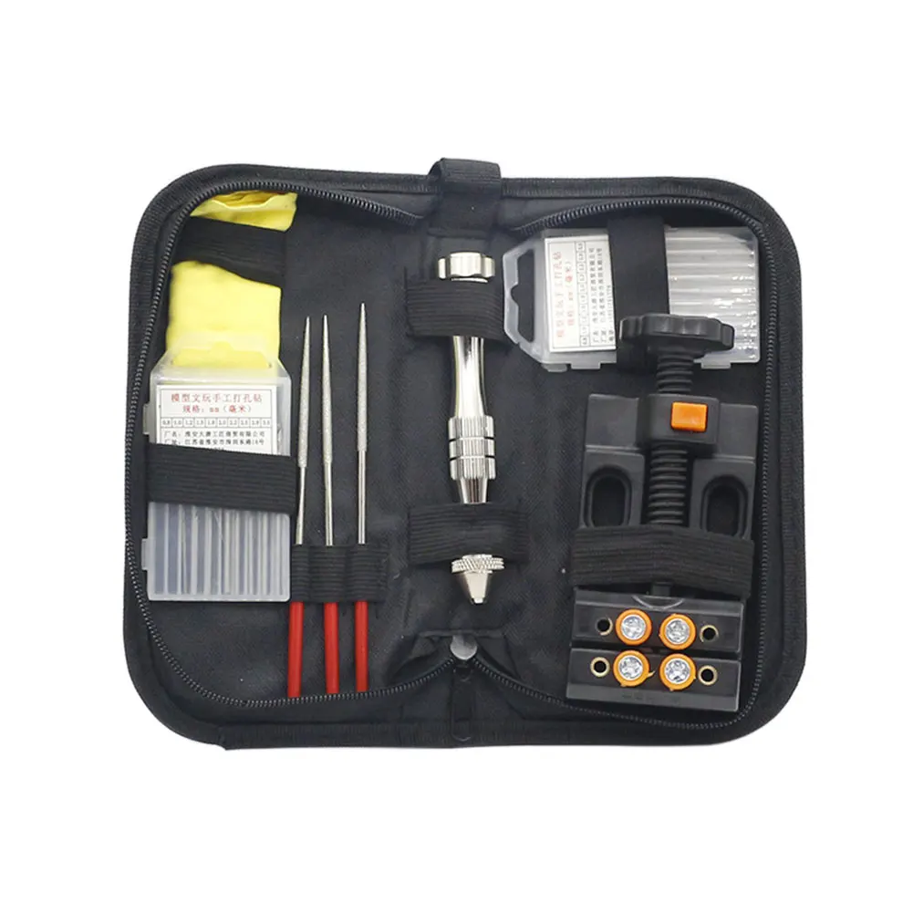 Hand Drill Bit Set Metal Woodworking Grinding File Model Resin Twisted With Pliers Workbench Cloth Storage Bag Jeweler Accurate 
Hand Drill Bit Set Metal Woodworking Grinding File Model Resin Twisted With Pliers Workbench Cloth Storage Bag Jeweler Accurate