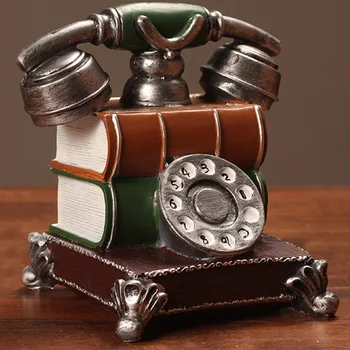 Figurines Resin Bars Multifunction European Style Desktop Ornament Promotional Gift Home Decoration Retro Phone Model Artist
Figurines Resin Bars Multifunction European Style Desktop Ornament Promotional Gift Home Decoration Retro Phone Model Artist