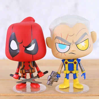 Marvel X-Men Deadpool Cable Q Version PVC Figures Bobble Head Dolls Toys 2pcs/set
Marvel X-Men Deadpool Cable Q Version PVC Figures Bobble Head Dolls Toys 2pcs/set