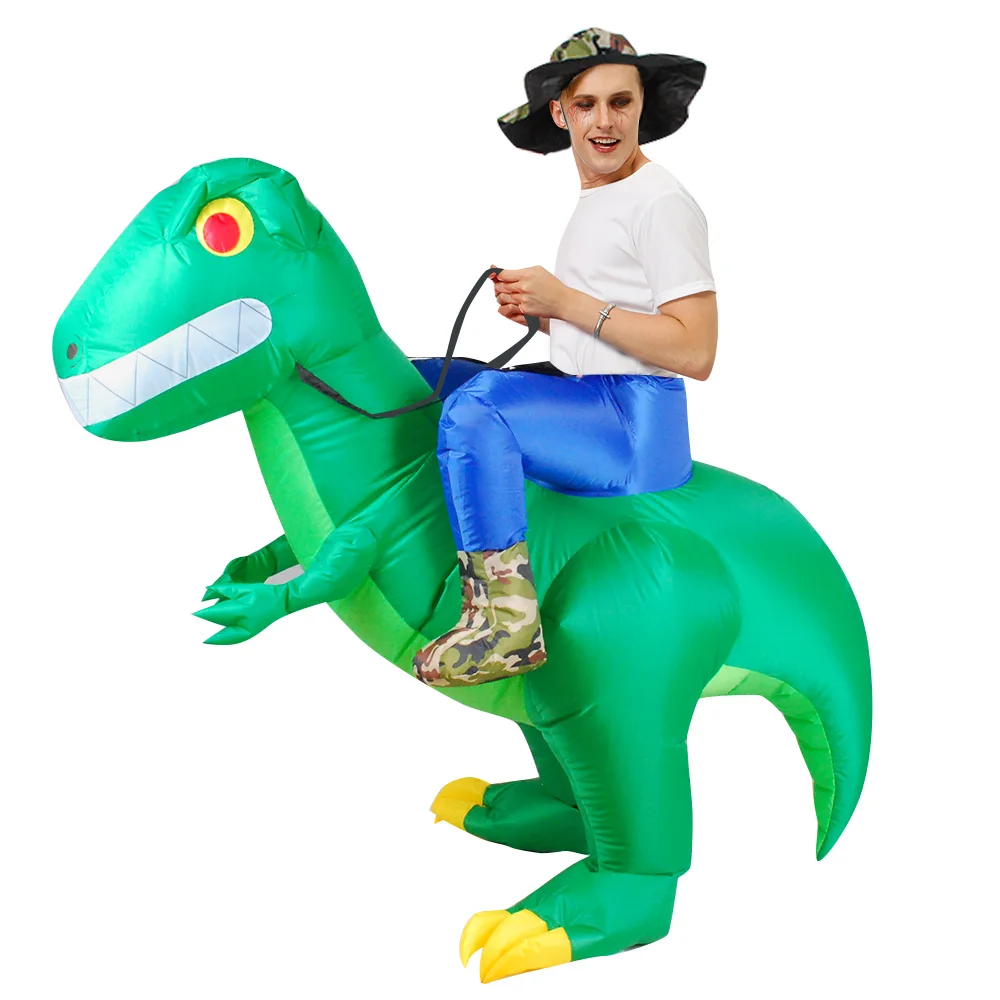 Inflatable Costumes Halloween Cosplay Costume Green Dinosaur Walking T-Rex Blow Up Disfraz for Kids Adult
Inflatable Costumes Halloween Cosplay Costume Green Dinosaur Walking T-Rex Blow Up Disfraz for Kids Adult