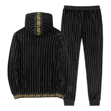 Autumn/winter double-sided velvet hoodie suit for men Fashion print warm jacket for men's wear Men's sportswear 
Autumn/winter double-sided velvet hoodie suit for men Fashion print warm jacket for men's wear Men's sportswear