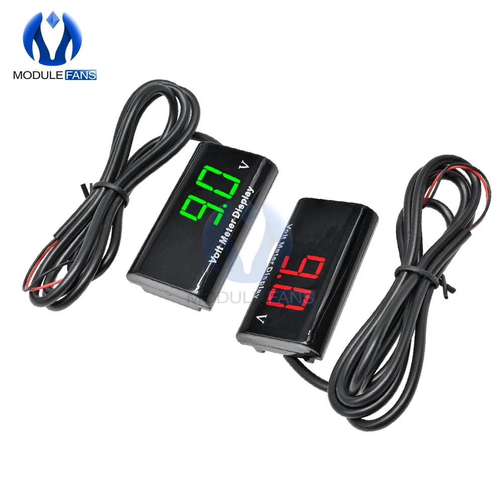 0.56 inch LED Digital Display Three Two 2 Wire Voltmeter Voltage Meter For Auto Battery Car Motorcycle Bicycle
0.56 inch LED Digital Display Three Two 2 Wire Voltmeter Voltage Meter For Auto Battery Car Motorcycle Bicycle