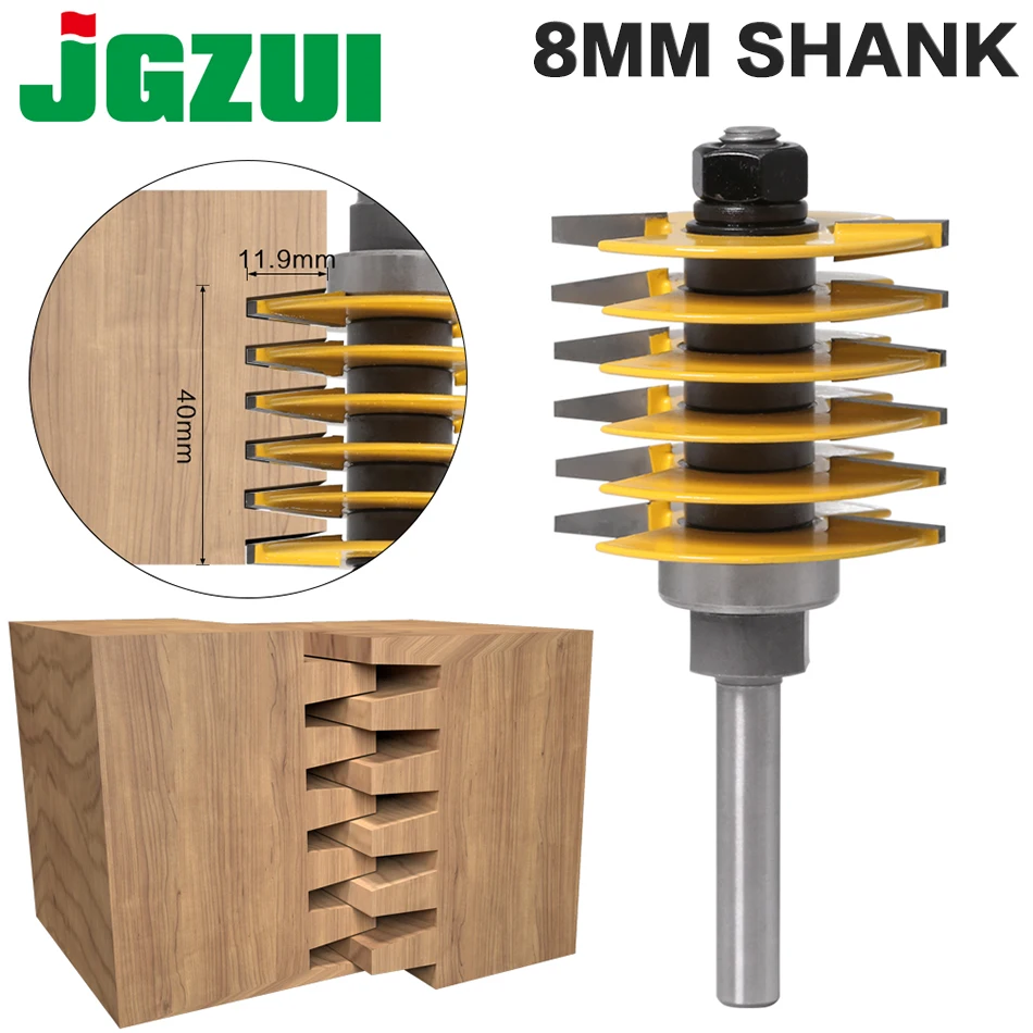 1 шт. 8 мм хвостовик shank12 Новый 2 зубчатый Регулируемый пальцевой фрезерный станок