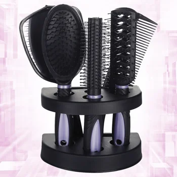 5pcs Professional Hair Salon Hair Comb And Mirror Kits Salon Barber Comb Brushes Anti-static Hairbrush Hair Care Styling (Purple 
5pcs Professional Hair Salon Hair Comb And Mirror Kits Salon Barber Comb Brushes Anti-static Hairbrush Hair Care Styling (Purple