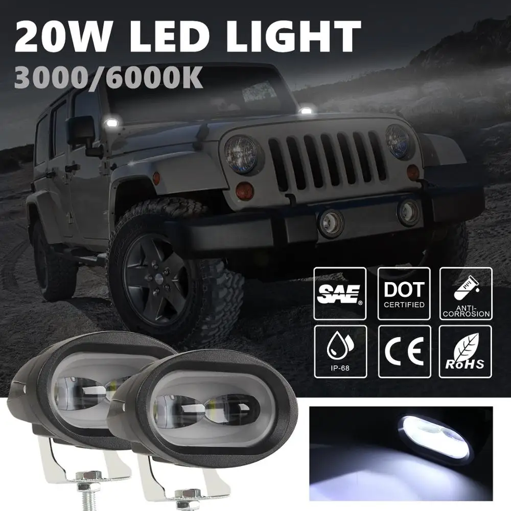 Motorcycle Spotlight Headlights Lamp 3000/6000K Accessories headlamp LED Motor Spot Head Lights DRL 3000lm 6000K 20W
Motorcycle Spotlight Headlights Lamp 3000/6000K Accessories headlamp LED Motor Spot Head Lights DRL 3000lm 6000K 20W