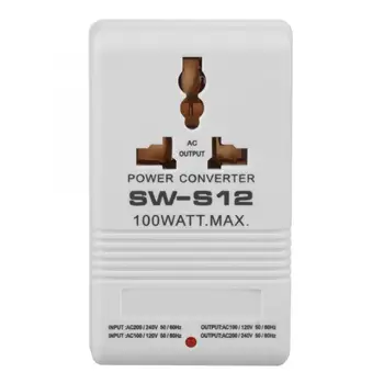 100W 110V/120V to 220V/240V Step-Up&Down Voltage Converter Transformer Portable for Electrical Appliances Under 50W
100W 110V/120V to 220V/240V Step-Up&Down Voltage Converter Transformer Portable for Electrical Appliances Under 50W