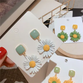 S925 New Korean Fashion Spring Summer Dangle Earrings Cute Romantic Daisy Flowers Multicolor Earrings For Women Jewelry
S925 New Korean Fashion Spring Summer Dangle Earrings Cute Romantic Daisy Flowers Multicolor Earrings For Women Jewelry