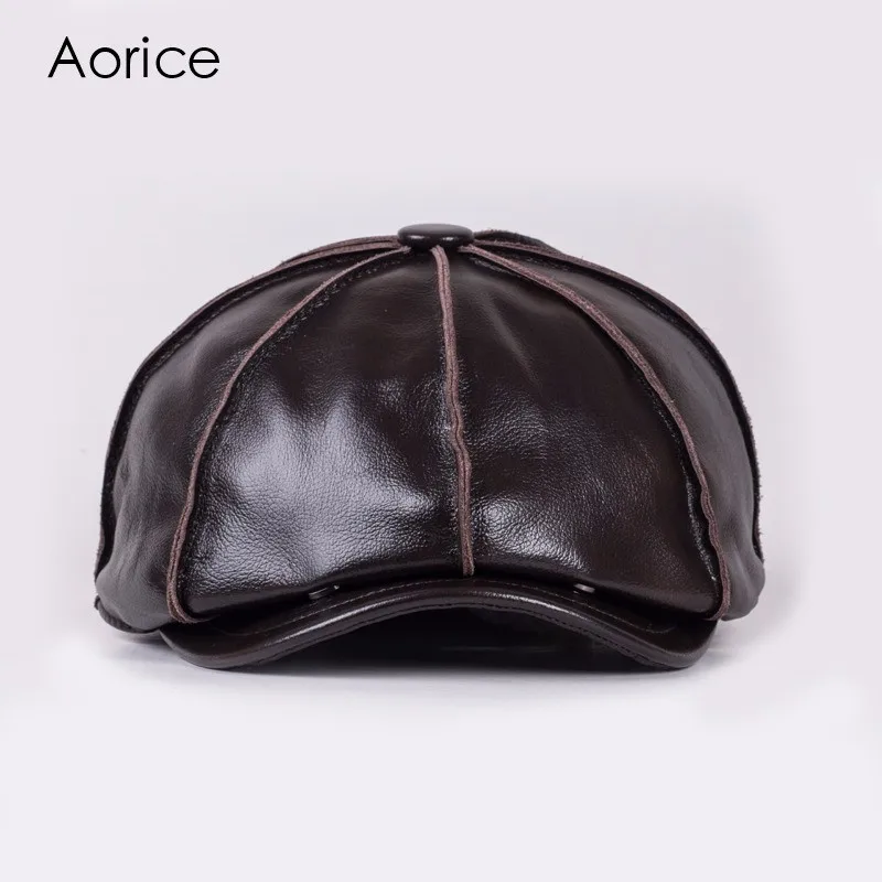 HL058 Real Genuine Cow Leather Hat Cap Headgear Cowhide Warm winter cotton men padding brand new baseball cap/hat
HL058 Real Genuine Cow Leather Hat Cap Headgear Cowhide Warm winter cotton men padding brand new baseball cap/hat