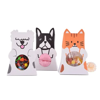 50Pcs Cute Animal Bulldog/Shepherd Dog/Cat Gift Box Packaging Carton Foldable Shop Snack Biscuits Cookies Wrapped Empty Boxes
50Pcs Cute Animal Bulldog/Shepherd Dog/Cat Gift Box Packaging Carton Foldable Shop Snack Biscuits Cookies Wrapped Empty Boxes