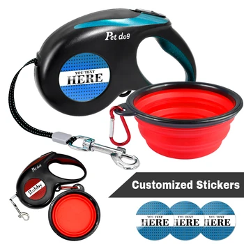 5M Retractable Dog Leash with Bowl Automatic Reflective Dog Leash Belt Extending Dog Lead for Dogs Customized 3 Stickers
5M Retractable Dog Leash with Bowl Automatic Reflective Dog Leash Belt Extending Dog Lead for Dogs Customized 3 Stickers