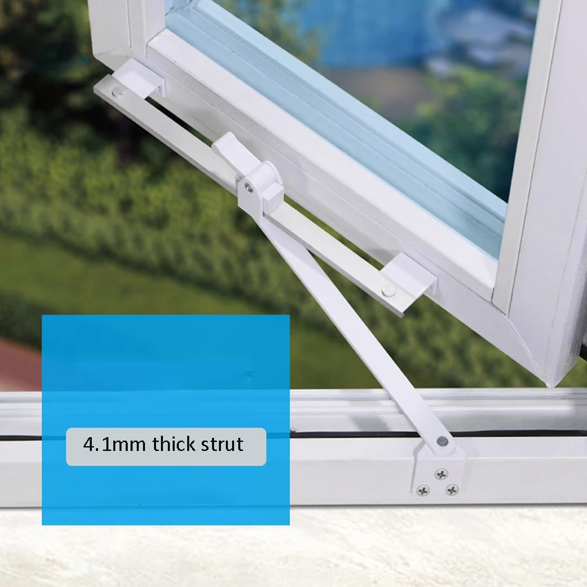 Plasitc Steel Window Wind Brace Retractable Support Limiter Angle Controller Safety Fixed Sliding Door Accessories | Строительство и