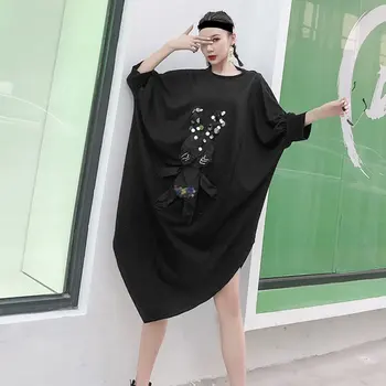 loose Plus Size Black Dress Patchwork Irregular Elegant Goddess Fan Casual Pleated Minority Style Casual Loose Dress DMY3469
loose Plus Size Black Dress Patchwork Irregular Elegant Goddess Fan Casual Pleated Minority Style Casual Loose Dress DMY3469