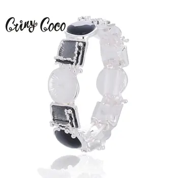 Cring Coco 2020 New Design Geometric Bracelets for Women Women's Beautiful Wide Alloy Silver Color Bracelet Boho Bangle Jewelry
Cring Coco 2020 New Design Geometric Bracelets for Women Women's Beautiful Wide Alloy Silver Color Bracelet Boho Bangle Jewelry