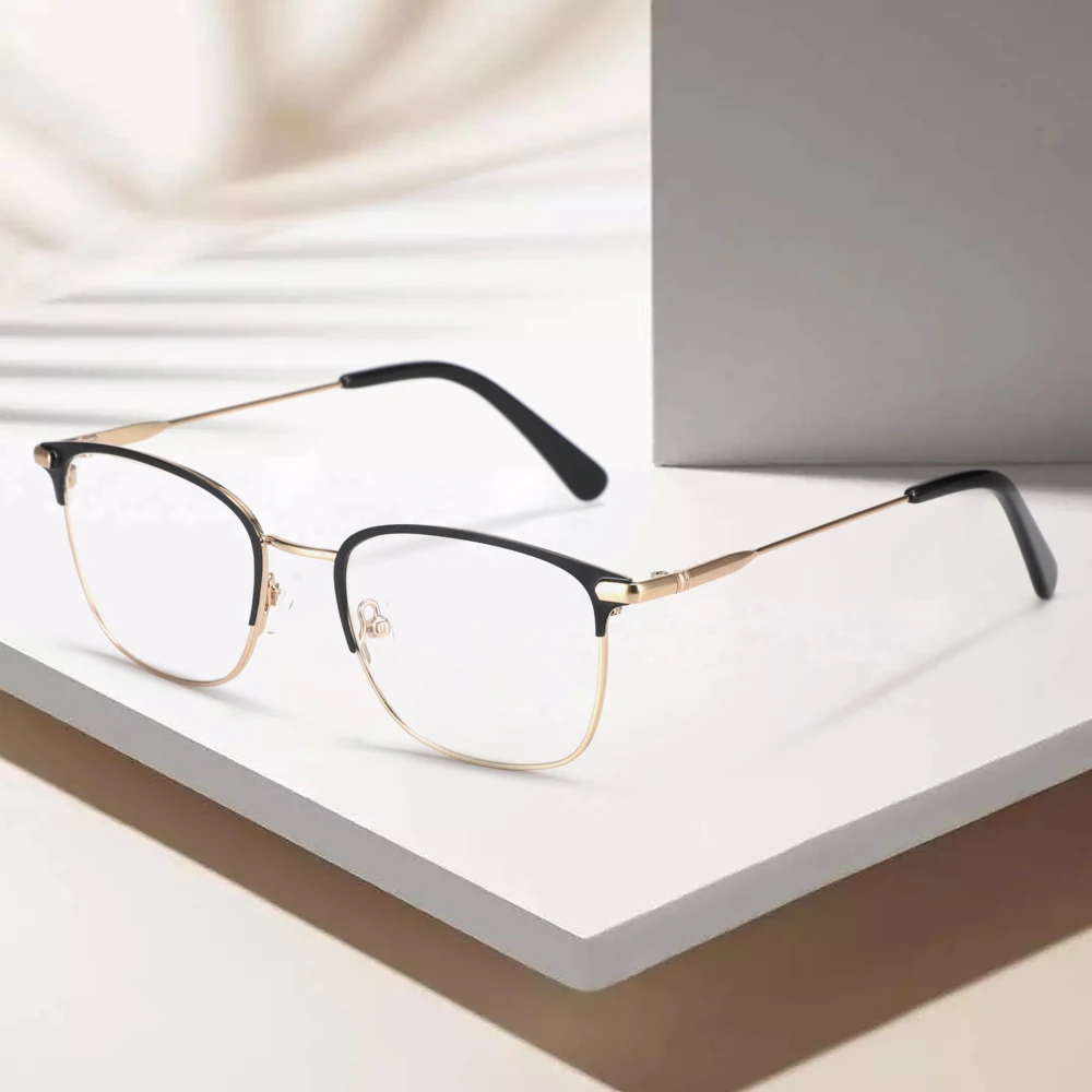 BLUEMOKY Semi Rimless Retro Optical Glasses Frame Men Clear Myopia Spectacles Frame Korean Vintage Prescription Eyeglasses Frame
BLUEMOKY Semi Rimless Retro Optical Glasses Frame Men Clear Myopia Spectacles Frame Korean Vintage Prescription Eyeglasses Frame