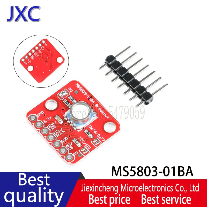 1PCS MS5803-01BA High precision waterproof liquid gas pressure temperature sensor module
1PCS MS5803-01BA High precision waterproof liquid gas pressure temperature sensor module