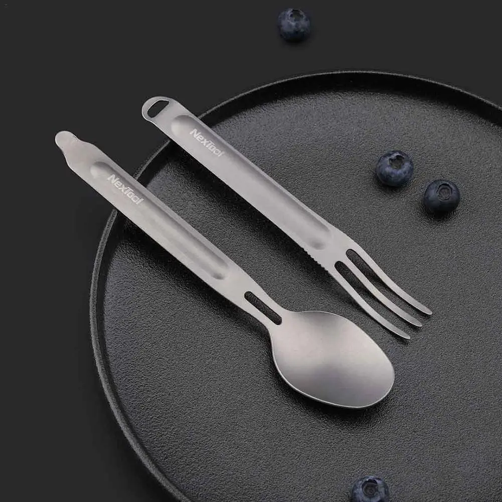 2pcs Outdoor Camping Picnic Tableware Set Ultralight Titanium Alloy Fork Spoon Set For Travel Camping Hiking Kitchen Tableware
2pcs Outdoor Camping Picnic Tableware Set Ultralight Titanium Alloy Fork Spoon Set For Travel Camping Hiking Kitchen Tableware