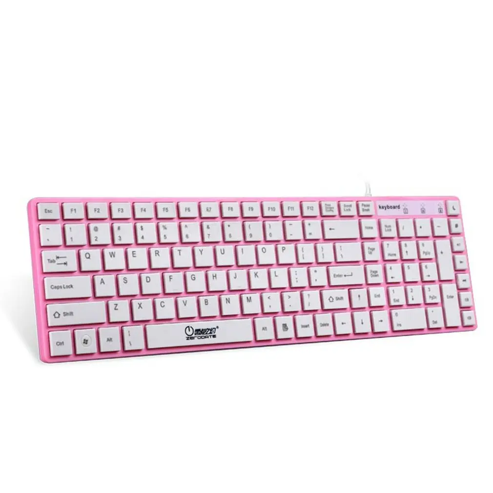 LD-610 Wire Keyboard Ultra-Thin Quiet Small Size 104 Keys Mini Multimedia Usb Keyboard For Laptop Pc
LD-610 Wire Keyboard Ultra-Thin Quiet Small Size 104 Keys Mini Multimedia Usb Keyboard For Laptop Pc