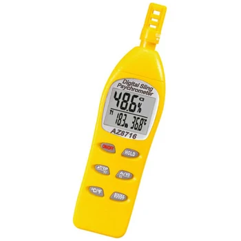 Dew Point Hygrometer Handheld Thermometer and Hygrometer Can Be Connected with Overlapping Dew Point Wet Bulb
Dew Point Hygrometer Handheld Thermometer and Hygrometer Can Be Connected with Overlapping Dew Point Wet Bulb