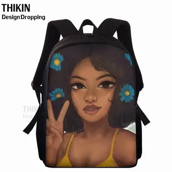 THIKIN Afro Black Girls Print Backpack For Teenagers American Brown Girl Children School Bags 15inch Travel Rucksack Book Bag
THIKIN Afro Black Girls Print Backpack For Teenagers American Brown Girl Children School Bags 15inch Travel Rucksack Book Bag