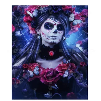 New Death Day Diy 5D Diamond Painting Skull Female Diy Diamond Embroidery Full Round Mosaic Set Embroidered Diamond
New Death Day Diy 5D Diamond Painting Skull Female Diy Diamond Embroidery Full Round Mosaic Set Embroidered Diamond