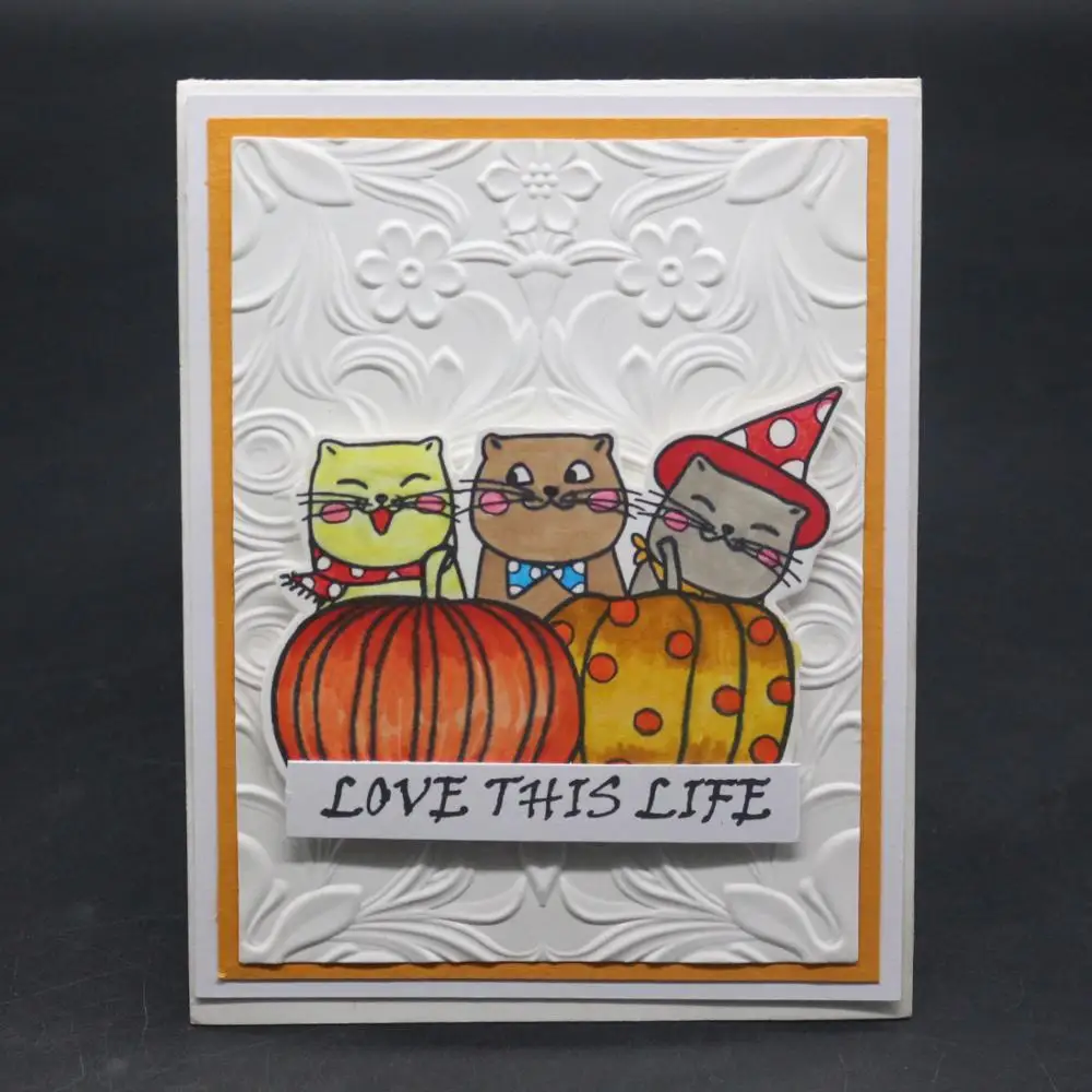 Pumpkin head kitten Clear Stamps For DIY Scrapbooking/Card Making/Album Decorative Rubber Stamp Crafts
Pumpkin head kitten Clear Stamps For DIY Scrapbooking/Card Making/Album Decorative Rubber Stamp Crafts